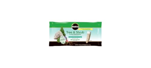 Image of Miracle-Gro Tree and Shrub Plant Food Spikes - Deciduous, Flowering & Evergreen Tree Fertilizer Spikes, Hydrangeas, and Acid-Loving Plants, 12 Count, 3 lb. (Pack of 12)