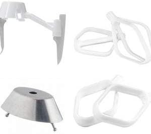 NutriMill Baker’s Package for Bosch Universal Plus & Classic – Bowl Scraper, Cookie Paddles, Cake Paddles, & Metal Whip Drive
