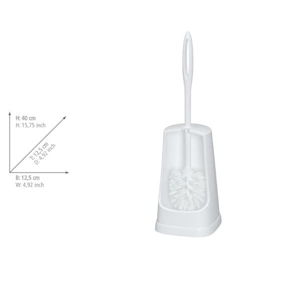 Wenko Toilet Brush Set Simple in White