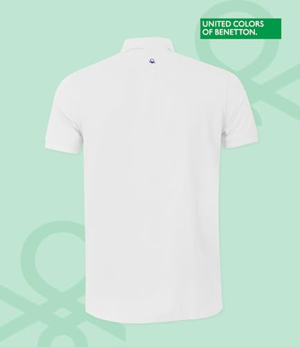 Image of United Colors of Benetton Shirt for Men | Tees for Man | Half Sleeves Plain Stylish Regular Fit Polo | Collar Tshirt | T-Shirt | Stylish Mens Tshirt