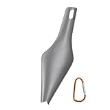 Wanderschaufel | Mini-Schaufel aus Titan für den Außenbereich | hochfestes -Werkzeug zur Reinigung von Abfällen für Gartenarbeit, Wandern, Camping, Archäologie Amateur