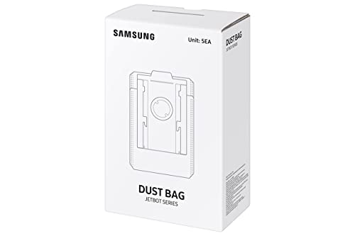 SAMSUNG Jet Bot Clean Station Dust Bags, Pack of 5 Replacement Bags for Jet Bot AI+ and Jet Bot+ Vacuum Cleaners, Hygienic Floor Cleaning Solution, ‎VCA-SBT90E/XAA