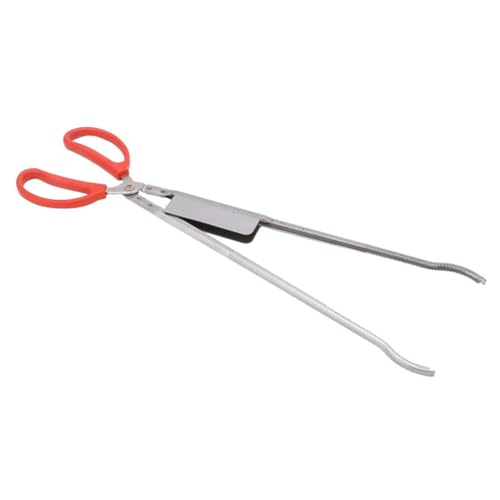 ELAYARD Stainless Steel EEL Tong Curved Lobster Clamp Non Slip Loach Crab Gripper Fishing Tool for Sea Crab and Lobster Catching