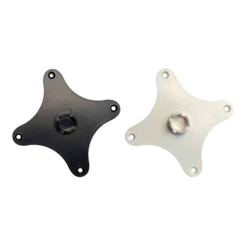 Support de moniteur d'angle pour étagère murale et écran VESA 75 blanc - 3