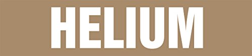 Marqueur hélium pour tuyauterie vinyle adhésif marron Accuform RPM307
