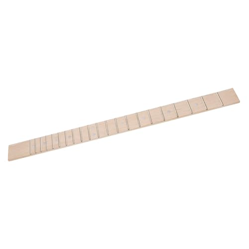 TIDTALEO 白色ドット柄エレキギターフィンガーボード フレット産メープル木製指板 精密マーキング堅牢ネック部品初心者対応