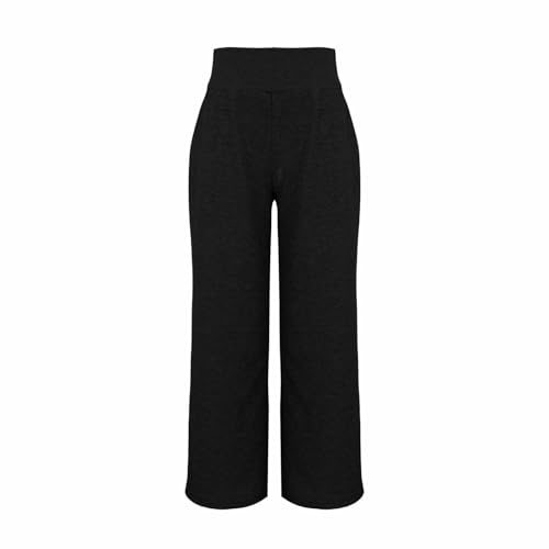 Wide Leg Girls Sweatpants Casual Elastic Waist Fleece Straight Jogger Pants Fall Winter Fashion Active Pants4