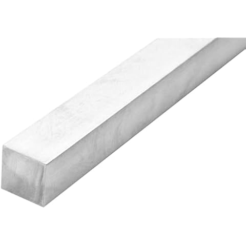 DACHOO 304 Stainless Steel Square Bar Rod, for Connecting Gear Shaft DIY Craft Stainless Steel Key Stock(10x10x100mm) Cover