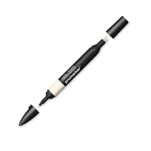Image of Winsor & Newton Promarker, Alcohol Based Markers, Almond (O819), Double Tipped Drawing Marker for Artists, Graphic Designers, Illustrators - Chisel & Fine Twin Tip, Streak Free Coverage