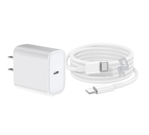 Image of USB C iPad Fast Charger,2018-2026 iPad Charger Fast Charger Wall Block with 3FT USB C to C Cable Cord for iPad Pro M5 /M4 /13 /12.9 /11,iPad Air M4 /M3 /M2 /4th /5th Gen,Mini 6th /A17 Pro,iPad 10 /A16