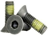 Nylon Patch Socket Flat Countersunk Head Cap Screw, 3/8-16 x 3/4", Alloy Steel, Black Oxide, Hex Socket Quantity 300 Full Coarse Thread 3/8 inch Allen Bolt x 3/4 inch Length