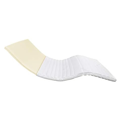 Premium Visco Topper 90 x 200 cm - 6 cm hoch - Anpassungsfähige, viscoelastische Matratzenauflage 90x 200 - Hochwertiger Lyocell-Bezug Cover