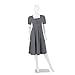 OUTREE Plastic Mannequin Female Dress Form-Adjustable Body ,Head Can Turn 360°,69