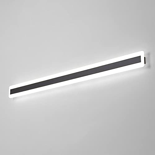 Aplique rectangular LED impermeable IP65 para pasillo y baño con luz blanca fría 6000K moderna 2
