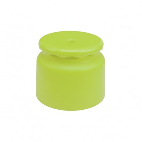 Image of All Time Frosty Plastic Bathroom Stool - 26.4 cm x 26.4 cm x 21.3 cm, Green