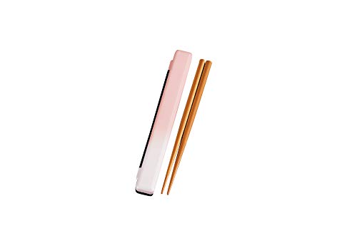 たつみや HAKOYA 18㎝ スリム箸箱セット 桃花色 『さっと洗えるお弁当箱』シリーズ 日本製