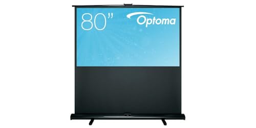 Écran de projection portable 80" Optoma avec toile tendue haut de gamme 16:9