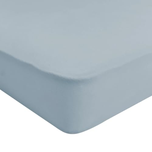 Image of Kyte Baby Soft Crib Sheet - Standard Fitted Crib Sheet Made with Rayon from Bamboo, Ultra-Gentle and Breathable (Fog)