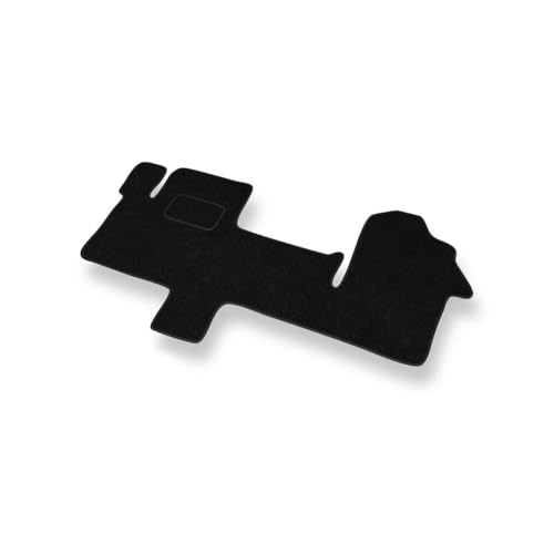 Mossa Tapis de Sol adapté pour Renault Master IV (3 Places) (2010-2019) - Tapis de Voiture - Noir