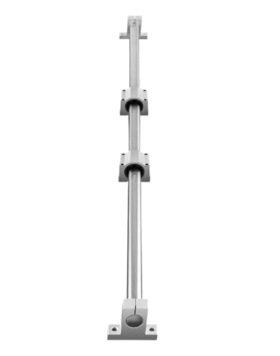 Rails de guidage linéaires SFC20 axe cylindrique supporté 2000mm et blocs coulissants