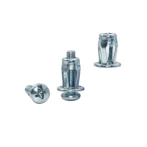 Écrou à expansion à pétales acier au carbone pétale jack écrou expansion vis rivet M6 50pcs