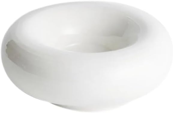 Modern Large Dinner Plates Creative White Ceramic Tableware Salad Dessert Bowl Snack Plate Household Table Decoration Cake Plate Kitchen Utensils Porcelain Stackable Dinner Plates(9 inch)