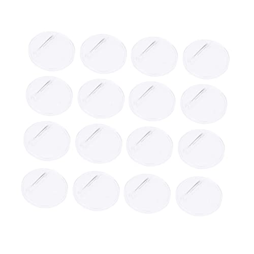 Broches en acrylique transparent bouton accessoire de badge rond vierge à épingle - 4