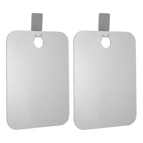 XYMYNWE 2-Pack Shatterproof Shower Mirrors