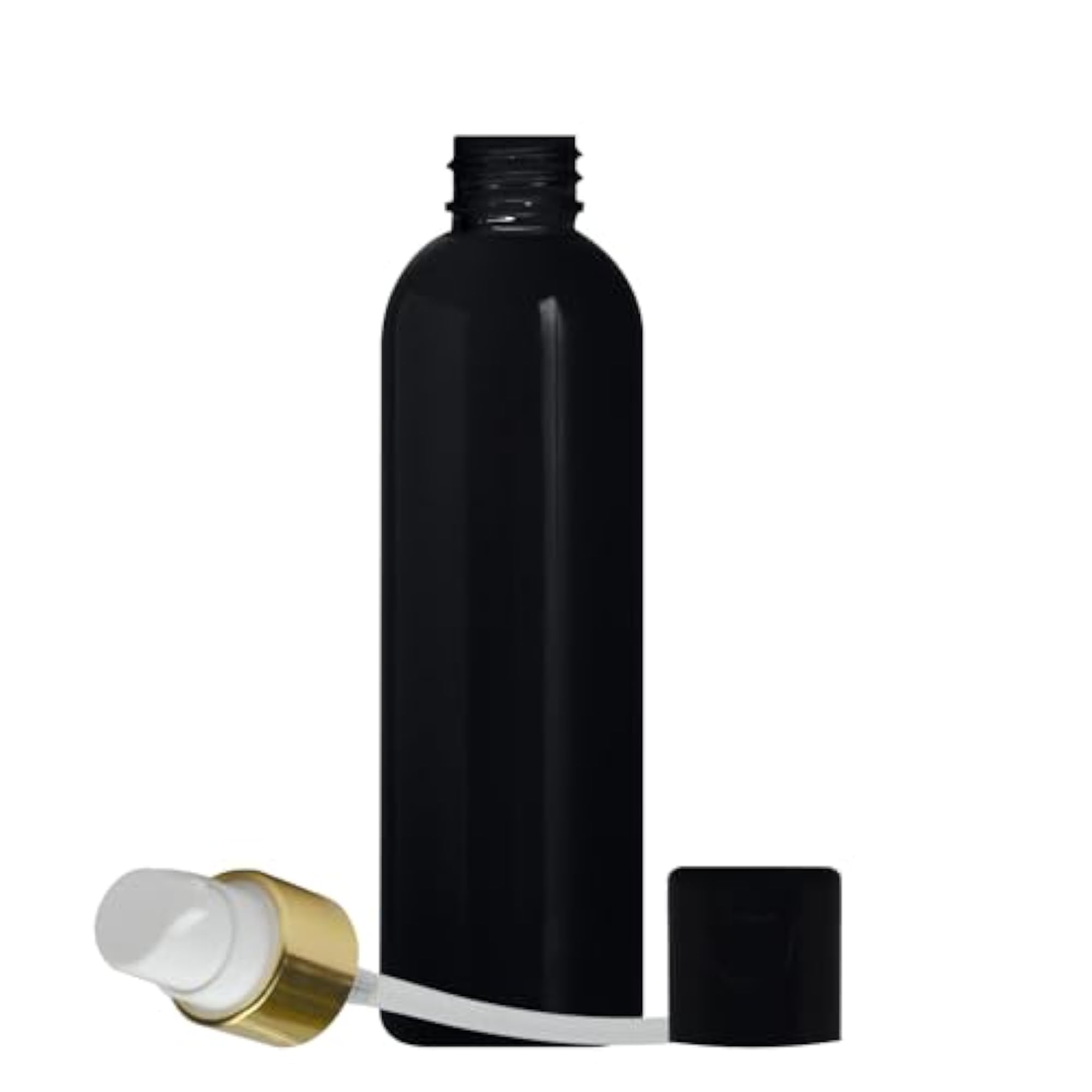 Black PVC Pump Bottle Dispenser for Shampoo