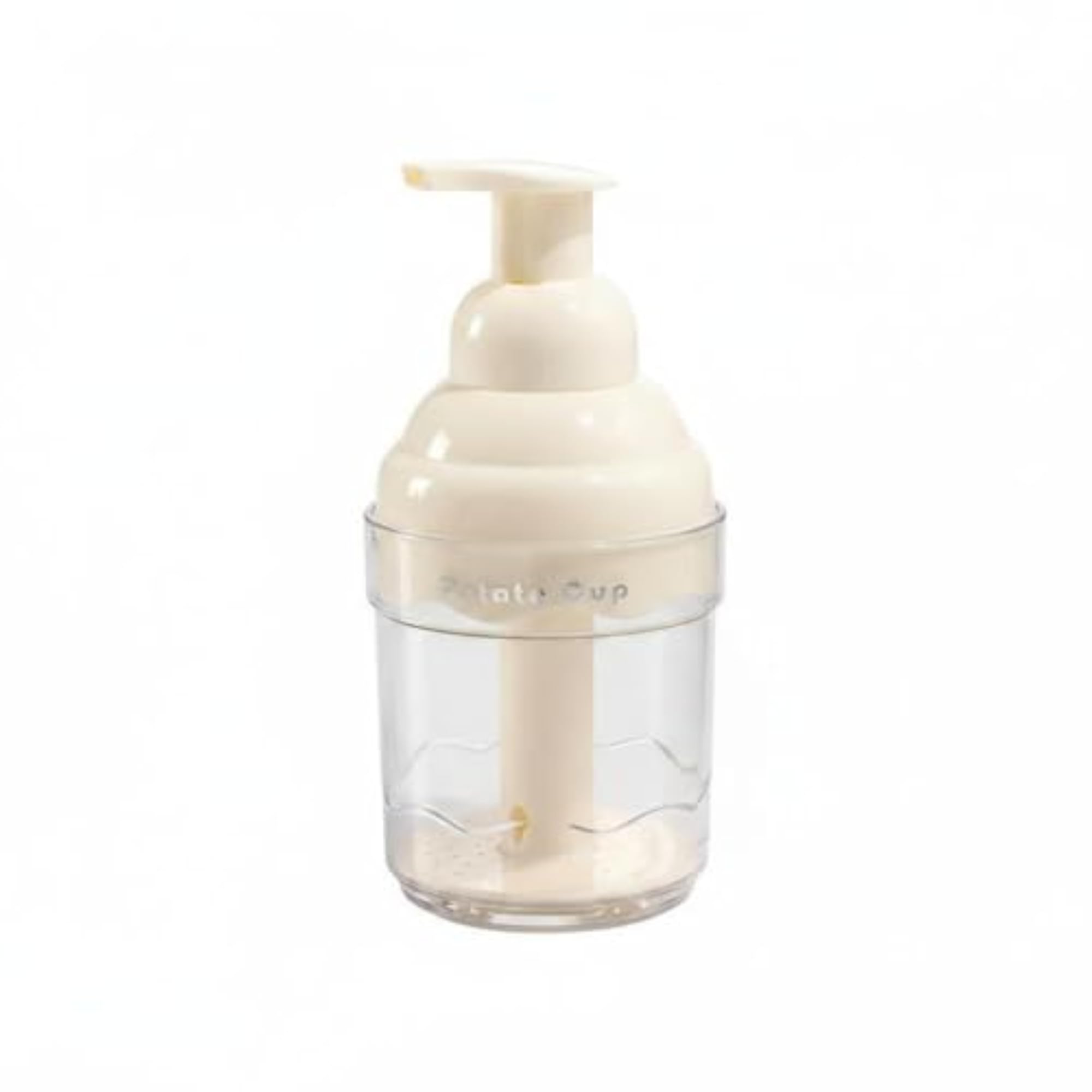 Hand-Pressed Foaming Pump Bottle, Transparent