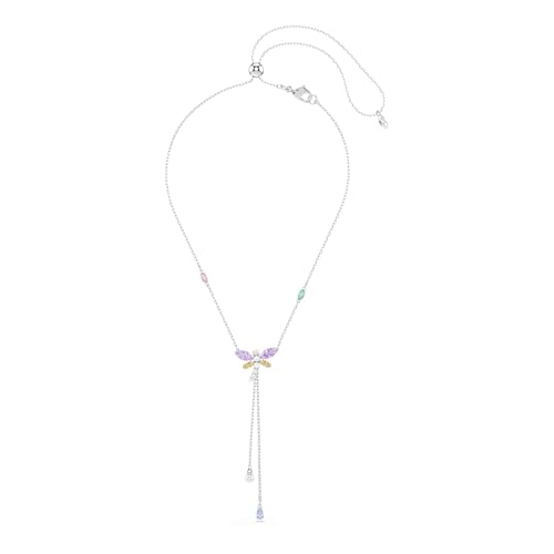 Swarovski Ariana Grande x Y necklace, Mixed cuts, Dragonfly, Multicolored, Rhodium plated by Swarovski - Image 2