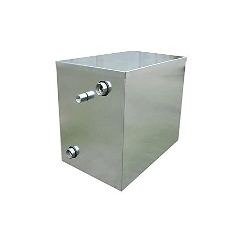 VASO DI ESPANSIONE ZINCATO LT. 30 - CM. 41 X 26 X H.31