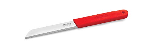 Image of Crystal CL-010 8 inch Serrated Edge Knife - Pack of 10, Multicolor 8-inch All Purpose Laser Edge, CL007
