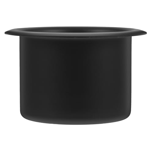 Portavasos de aluminio para carro moderno negro miniatura 1