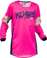 Fly Racing 2023 Kinetic Youth Khaos Jersey (Pink/Navy/Tan, Youth Small) #TOP8