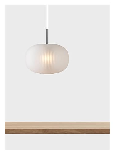 Lustre circulaire blanc pour supprimer les ombres du coin repas de bar