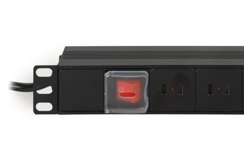 Multipresa 19" Con Porte USB-C Per Alimentare Dispositivi 5 Volt 3.4A - 5