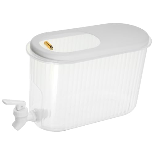 FUNOMOCYA Fridge Drink Dispenser Cold Kettle with Faucet Beverage Dispenser for Office/home