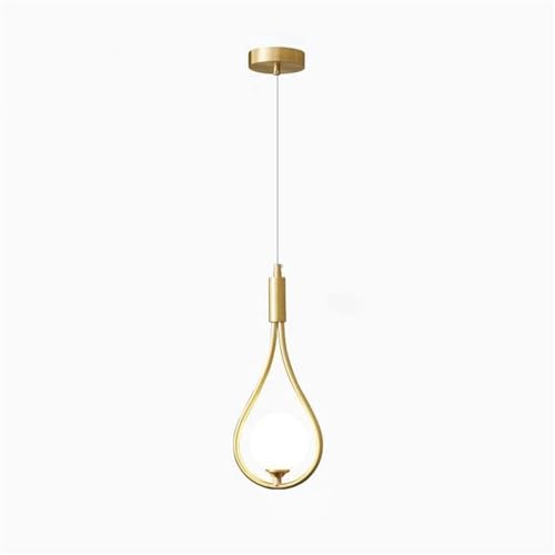 Suspension G9 NBYGSC en cuivre pour créer une ambiance cocooning de chevet dans la chambre