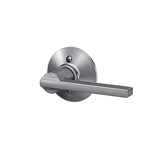SCHLAGE F170LAT626 Latitude Lever One Sided Non-Turning Dummy Door Handle, Satin Chrome, One Sided Non Turning - Image 3