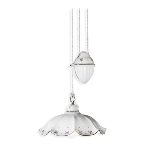Suspension coulissante 1 lumière Belluno C064 laiton satiné