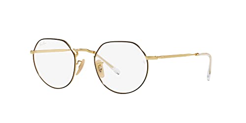 Image of Ray-Ban Rx6465f Jack Low Bridge Fit Round Prescription Eyeglass Frames