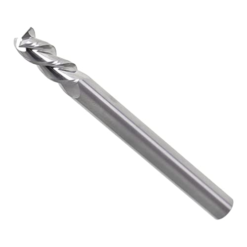 Image of Carbide Alu-Power Square End Mill 3 Flute 1 /4 Inch 45 Degree Helix, Tungsten Steel