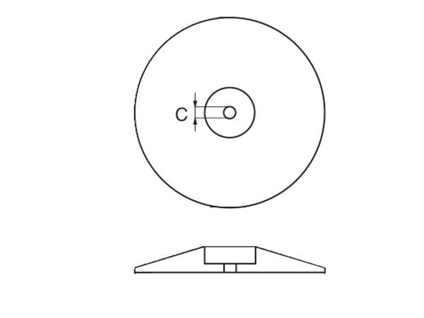 Boot & Motor Ruderblatt-Anode Aluminium 90mm