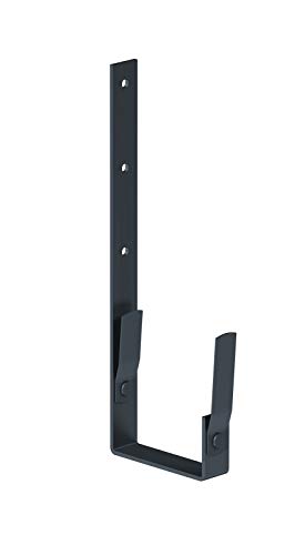 Trobak Dachrinnenhalter verzinkt anthrazit für Kastendachrinne NW 68