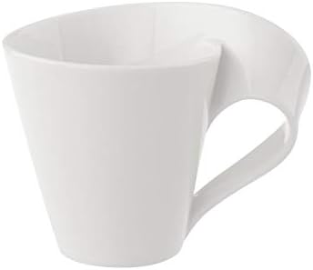 Villeroy & Boch 10 2525 2519 New Wave Soup Cup, 450 ml, Premium Porcelain, White