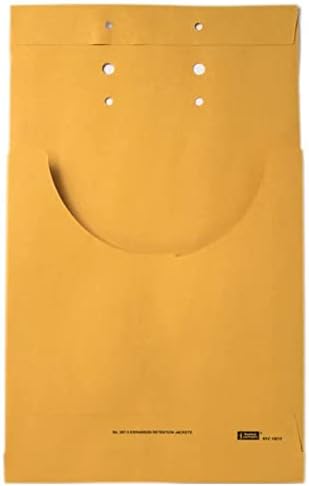 Kraft Expansion Retention Jackets, 1" Expansion, 50 per Box, Blumberg’s Law Products Brand