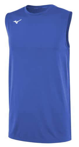 Mizuno Men's Sleeveless Volleyball Jersey | Royal | Mens | Medium (M)