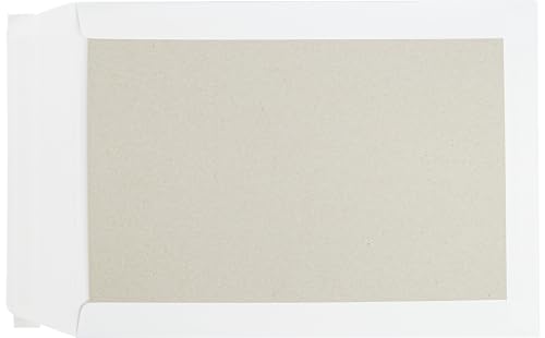 Pochettes dos cartonné C4 enveloppes blanches 229x324 sans fenêtre 120g