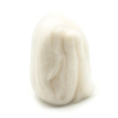 Image of Clover Natural Wool Roving, Off White - 7920